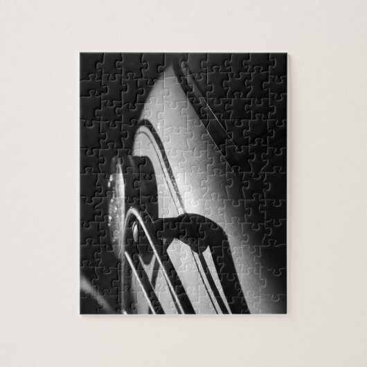 Klassisches Triumph-Motorrad Puzzle (Vertikal)