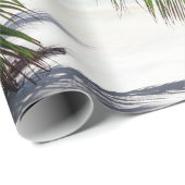Klassisches tropisches Insel-Strand-Paradies Geschenkpapier (Rolleneckpunkt)