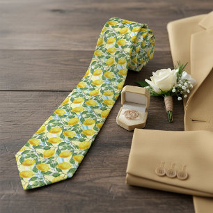 Klassisches tropisches Sommerlemon Krawatte