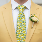 Klassisches tropisches Sommerlemon Krawatte