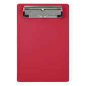 Klassisches True Red Mini Klemmbrett (Vorderseite)