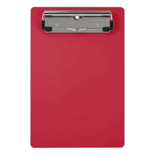 Klassisches True Red Mini Klemmbrett (Vorderseite)