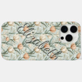 Klassisches Tulpen-Design Personalisierbar iPhone- Case-Mate iPhone Hülle (Rückseite (Horizontal))