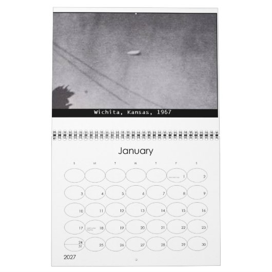 Klassisches UFOs Kalender (Jan 2027)