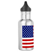 Klassisches und Cooles amerikanisches Flag-Patriot Edelstahlflasche (Links)