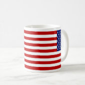 Klassisches und Cooles amerikanisches Flag-Patriot Kaffeetasse (VorderseiteRechts)