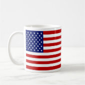 Klassisches und Cooles amerikanisches Flag-Patriot Kaffeetasse (Links)