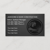 Klassisches und Cooles Bauthema Visitenkarte (Vorderseite)