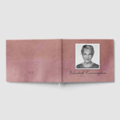 Klassisches und einfaches Foto-Aquarell-Memorial Gästebuch (Voll)