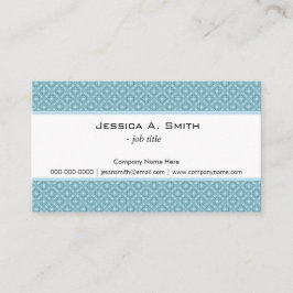 Klassisches und elegantes, nahtloses Muster Visitenkarte