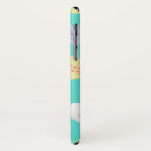 Klassisches Valentinisches Candy Hearts auf Aquama Case-Mate iPhone Hülle (Hinten/Links)