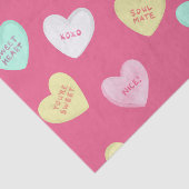 Klassisches Valentinisches Süßes Herz Seidenpapier (Ausschnitt)