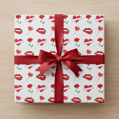 Klassisches Valentinstag-Wrapping Paper Geschenkpapier