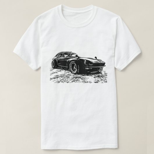 Klassisches vektorbild Nissans Datsun Fairlady T-Shirt (Design vorne)