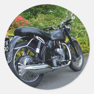 Klassisches Velocette Venom Runder Aufkleber