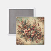 Klassisches Verziertes Weihnachtsmagnet Magnet (Vorderseite/Rückseite)