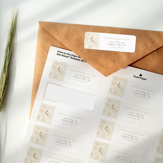 Klassisches Viktorianisches Hochzeitrücksendesiege