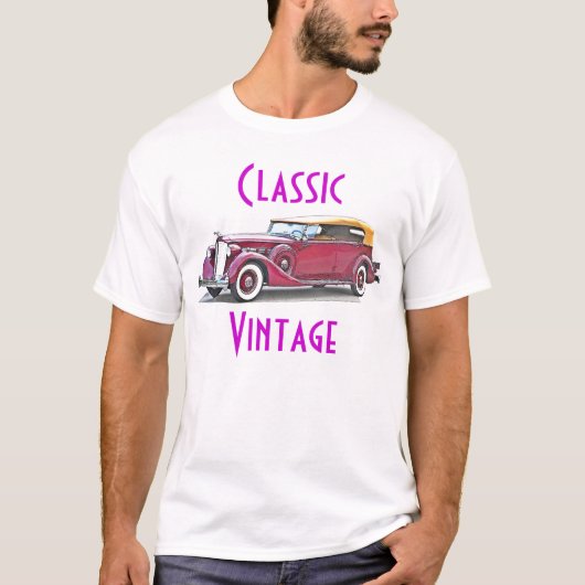Klassisches Vinatage Packard T-Shirt (Vorderseite)