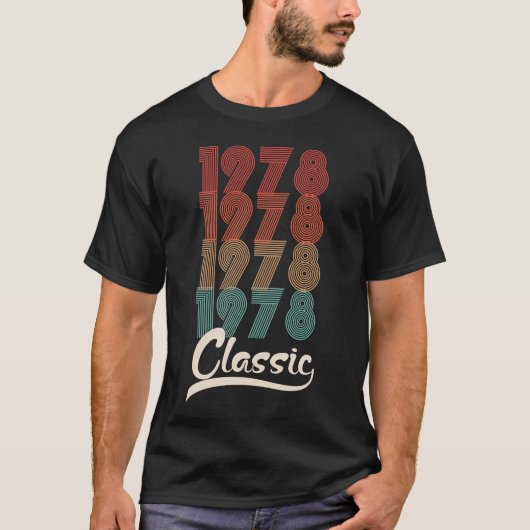 Klassisches Vintag 1978 T-Shirt (Vorderseite)