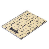 Klassisches Vintag 50er-Fashion-Notebook Notizblock (Linke Seite)