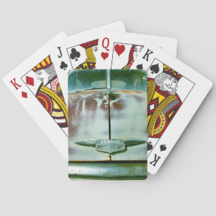 Klassisches Vintage-Auto Spielkarten