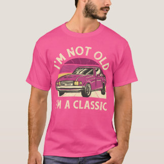 Klassisches Vintage-Auto-Zitat Mädchen T-Shirt