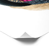 Klassisches Vintage Car Rot Fotodruck (Ecke)