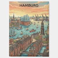 Klassisches Vintage Hamburg Deutschland Reisen 