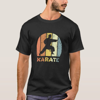 Klassisches Vintage-Karateka-Outfit Karate-Uniform T-Shirt