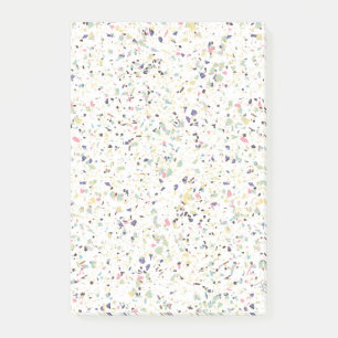 Klassisches, vintage Marmor Terrazzo Pastell-Desig Post-it Klebezettel