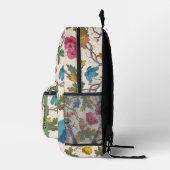 Klassisches Vintages Blumenmuster Rosa Niedlich Bedruckter Rucksack (Rechts)