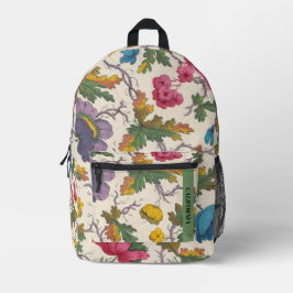 Klassisches Vintages Blumenmuster Rosa Niedlich Bedruckter Rucksack