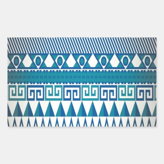 Klassisches Vintages Design Rechteckiger Aufkleber (Vorderseite)