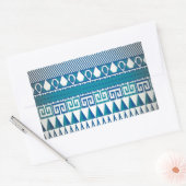 Klassisches Vintages Design Rechteckiger Aufkleber (Umschlag)