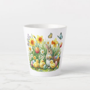 Klassisches/Vintages Federhasen/Huhn Milchtasse