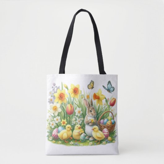 Klassisches/Vintages Federhasen/Huhn Tasche (Vorderseite)