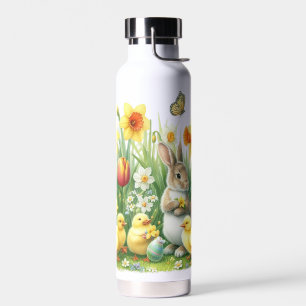 Klassisches/Vintages Federhasen/Huhn Trinkflasche
