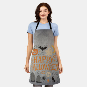 Klassisches, Vintages glückliches Halloween Schürze