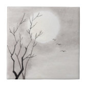 Klassisches Vintages japanisches Fliese (Vorderseite)