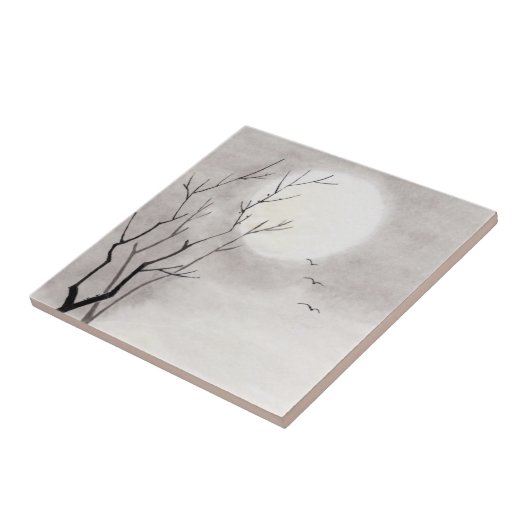 Klassisches Vintages japanisches Fliese (Seite)