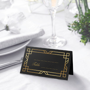 Klassisches Vintages Modern Art Deco Ristorante La Platzkarte