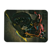 klassisches Vintages Motorrad-Geschenk Magnet (Horizontal)