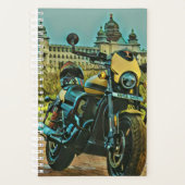 klassisches Vintages Motorrad-Geschenk Planer (Vorderseite)