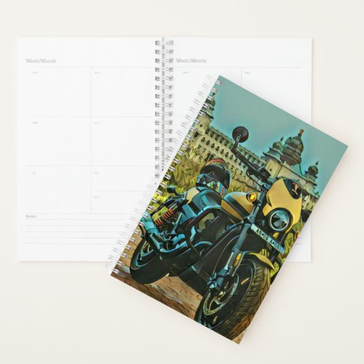 klassisches Vintages Motorrad-Geschenk Planer (Anzeige)