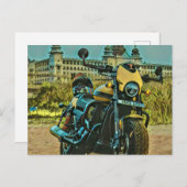 klassisches Vintages Motorrad-Geschenk Postkarte (Vorne/Hinten)
