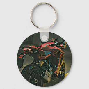 klassisches Vintages Motorrad-Geschenk Schlüsselanhänger