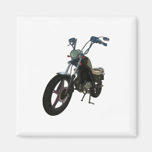 Klassisches Vintages Motorrad Magnet