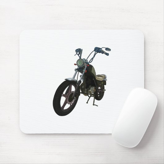 Klassisches Vintages Motorrad Mousepad (Mit Mouse)