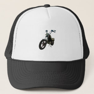 Klassisches Vintages Motorrad Truckerkappe
