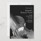 Klassisches Violinorchester - Einladung (Vorderseite)